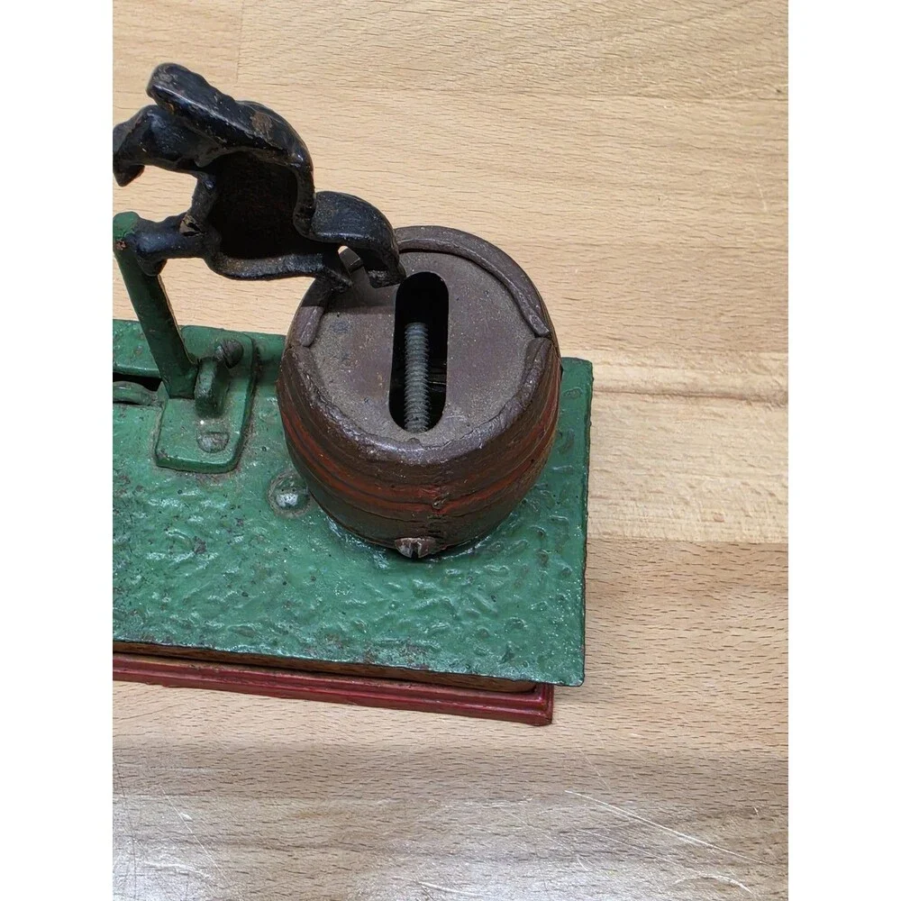 *PARTS/REPAIR* VTG Style Trick Dog Cast Iron Mechanical Bank Taiwan